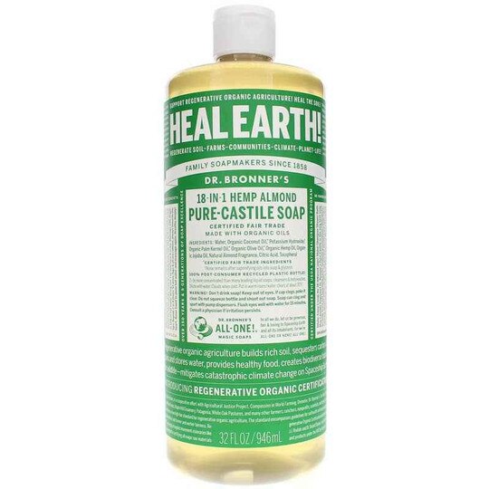 18-In-1 Hemp Pure Castile Soap, DRBM